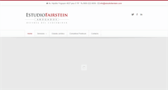 Desktop Screenshot of estudiofairstein.com